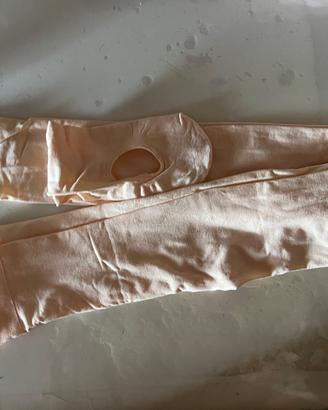 Calze danza convertibili rosa carne