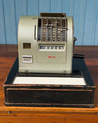 Registratore di cassa vintage RIV anni ’50