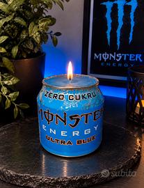 candela artigianale Monster Energy Ultra blue