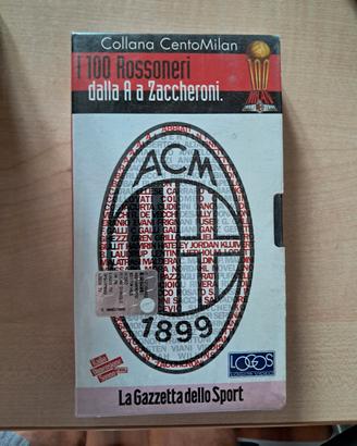 Vhs - I 100 rossoneri  - Dalla A a Zaccheroni