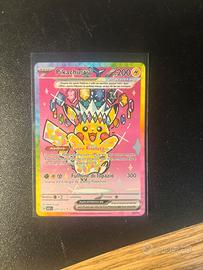 carta pokemon Pikachu ex  teracristal