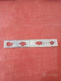 fascia decorativa in argento 925