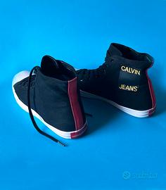 Scarpe "Calvin Klein" Ginnastica alte lacci N 42,5
