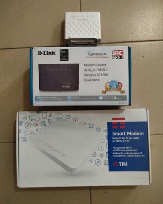 TRE MODEM ROUTER
