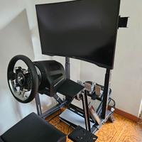 Postazione completa simulatore di guida sim racing