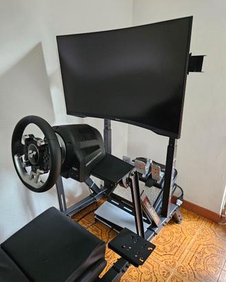 Postazione completa simulatore di guida sim racing