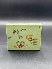 Set di 6 rompicapi metallici IQ Puzzle.