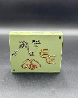 Set di 6 rompicapi metallici IQ Puzzle.