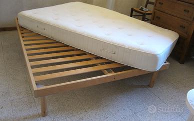 Letto con materasso una piazza e mezza francese