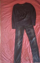 Outfit Armani Jeans composto da maglione e Jeans