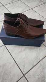 Scarpe con lacci Alberto Monti in pelle numero 44 