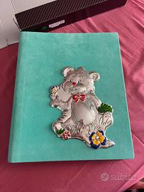 Album fotografico con orsetto in Argento 925