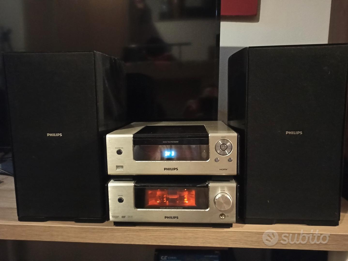 Philips a Valvole HiFi System dolby MCD909 nuovo Audio/Video In