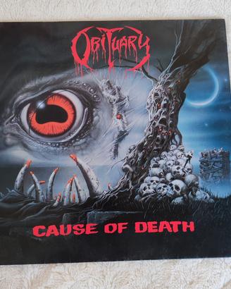 Obituary, Cause of Death Vinile  prima stampa 1990