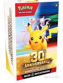 Pokemon 30º anniversario Bundle 6 Buste ITA