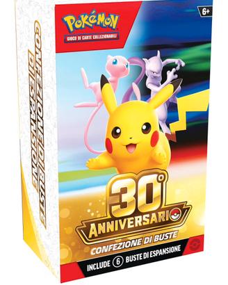 Pokemon 30º anniversario Bundle 6 Buste ITA