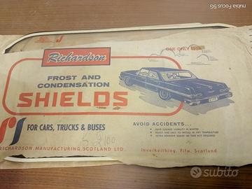 Coppia finestrino antigelo per auto d'epoca