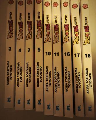 DRAGON BALL SUPER 3-4-7-9-10-11-16-17-18 - (Manga)