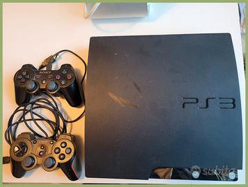 PS3 250gb  con 2 controller — da sistemare