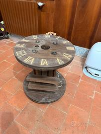 Bobina in legno a tavolino