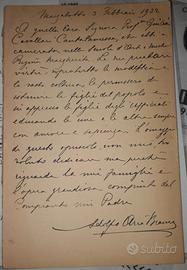 Brizio, Marzabotto 1928 + Lettera Autografa