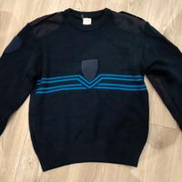 Maglione Tattico Nero con Rinforzi