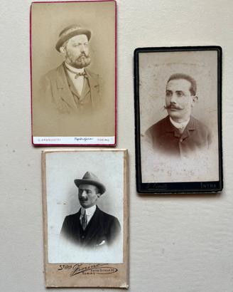 Lotto vintage fotografie cartonate regno ditalia