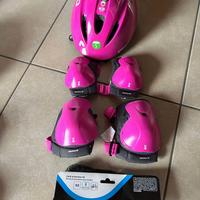 Casco + protezioni bambino Btwin