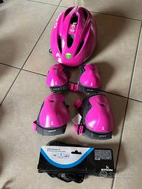 Casco + protezioni bambino Btwin