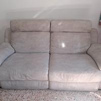 Divano due posti reclinabili