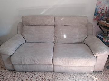 Divano due posti reclinabili