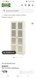 vetrinetta libreria IKEA Brimnes