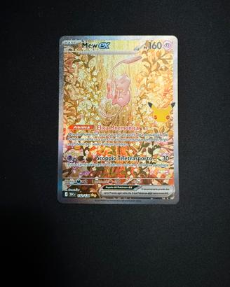 Carta pokemon mew 152/128 sar 30 anniversario ita