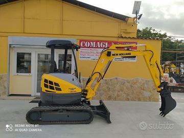 Miniescavatore new holland e30.2sr girosagoma,