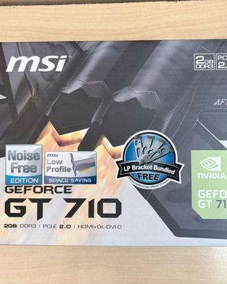 MSI GeForce GT 710 2GB DDR3 - NUOVA, mai aperta