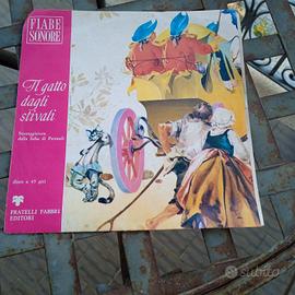 Il Gatto con gli Stivali Fiabe Sonore vinile 45 gi
