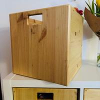 Box in legno per mobile kallax ikea