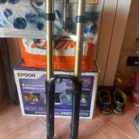 forcella mtb doppia piastra downhill 26 27.5 