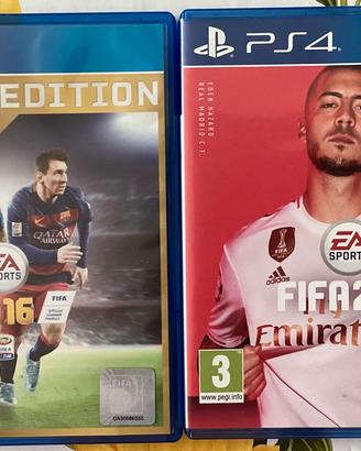 Lotto videogiochi  ps4 calcio, Fifa