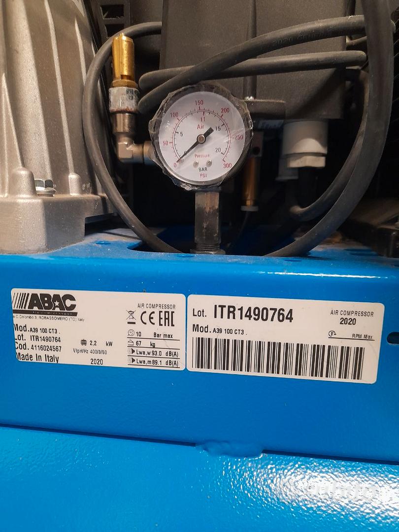 Compressore ABAC 100 Litri 3HP (400V) - Giardino e Fai da te In vendita a  Perugia
