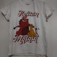t shirt Disney stampa hakuna matata