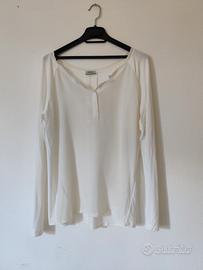 Blusa Liu Jo bianca manica lunga