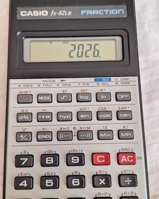Casio fx-82LB FRACTION Vintage