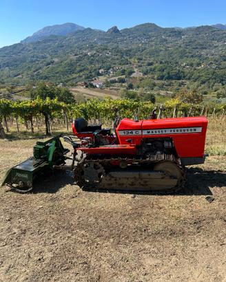 Trattore Massey Ferguson 134C e fresa
