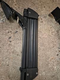 Barre portatutto  con portasci e snowboard fiat500