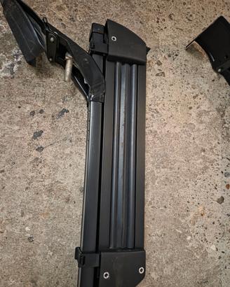 Barre portatutto  con portasci e snowboard fiat500