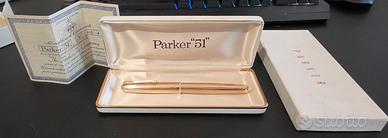 Parker 51 Signet Aerometric 1/10 12kt Rolled Gold
