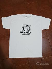 t-shirt cotone Radiohead unisex 