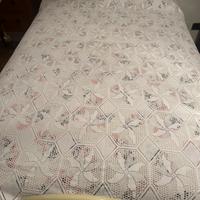 Copriletto di pizzo in cotone