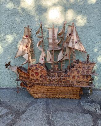 Modellino nave Galeone artigianale
